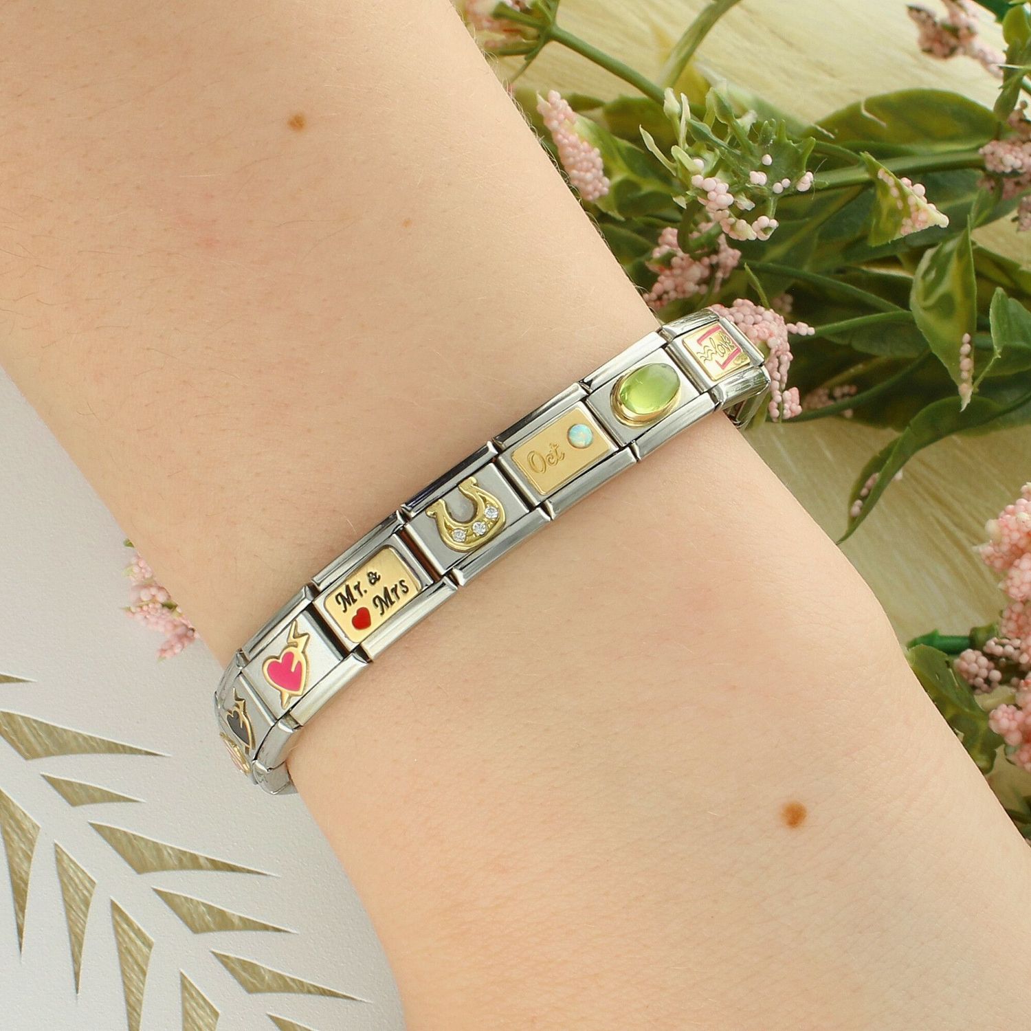 Nomination - Link 18K zawieszka złoto 'Podkowa z cyrkoniami' 030310 23 biżuteria nomination nomination zawieszki nomination baza.jpg